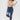 Petite High Rise Vintage Slim Straight Cuff Jeans - Midnight Sky Blue (Final Sale)
