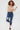 Petite High Rise Vintage Slim Straight Cuff Jeans - Midnight Sky Blue (Final Sale)