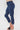 Petite High Rise Vintage Slim Straight Cuff Jeans - Midnight Sky Blue (Final Sale)
