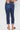 Petite High Rise Vintage Slim Straight Cuff Jeans - Midnight Sky Blue (Final Sale)