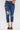 Petite High Rise Vintage Slim Straight Cuff Jeans - Midnight Sky Blue (Final Sale)