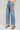 Moon Curve Raw Hem Crop Jeans HJ129