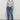 Two Shots High Rise Straight Crop Jeans