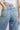 Moon Curve Raw Hem Crop Jeans HJ129