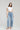 Moon Curve Raw Hem Crop Jeans HJ129