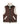 Petite Studio's Camilla Shearling Vest Jacket in Chocolate