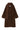 Petite Studio's Carina Wool Scarf Coat in Chocolate