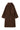 Petite Studio's Carina Wool Scarf Coat in Chocolate