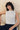 Petite Studio's Elyse Jersey Top in White