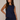 The Colette Linen Top – Navy │ Petite