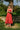 Petite Studio's Clarabel Cotton Midi Dress in Red
