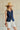 Petite Studio's Darien Cotton Vest in Indigo