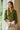 Petite Studio's Drew Cotton Blouse in Green