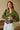 Petite Studio's Drew Cotton Blouse in Green