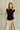 Petite Studio's Devito Jersey Cotton Top in Black