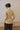 Alexie Cotton Robe Shirt - Khaki Striped