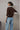 Nori Merino Wool Scarf Sweater - Chocolate