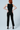 SELVA BLANC Sylvie Petite Cashmere Blend Top in Noir- Etela Petite