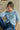 Hannah Cashmere Cotton Blend Cardigan - Sky