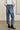 Bentley Straight Cropped Jeans - Medium Blue