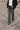 Petite Studio's Cayden Mid Rise Straight Leg Jeans in Charcoal