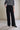 Dylan Straight Wool Pants - Black