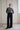 Dylan Straight Wool Pants - Black