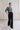 Dylan Straight Wool Pants - Black