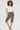 Petite Linen Elastic Waist Side Ruched Hem