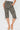 Petite Linen Elastic Waist Side Ruched Hem