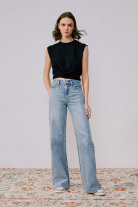 Hey Joanie Angeles High Rise Baggy Jeans- Etela Petite