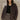 Petite Studio's Ashley Oversized Faux Leather Jacket in Dark Umber