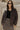 Petite Studio's Ashley Oversized Faux Leather Jacket in Dark Umber