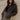 Petite Studio's Ashley Oversized Faux Leather Jacket in Dark Umber