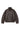 Petite Studio's Ashley Oversized Faux Leather Jacket in Dark Umber