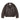Petite Studio's Ashley Oversized Faux Leather Jacket in Dark Umber