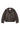 Petite Studio's Ashley Oversized Faux Leather Jacket in Dark Umber