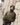 Petite Studio's Ashley Oversized Suede Jacket in Kahki Green