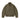 Petite Studio's Ashley Oversized Suede Jacket in Kahki Green