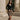 Petite Studio's Ashton Mini Wool Tweed Skirt in Charcoal 