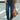 Petite Studio's Bentley Straight Cropped Jeans in Dark Indigo