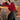Petite Studio's Carmina Wool Cardigan in Red