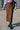 Debbie Suede Pencil Skirt - Chocolate