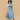 Hey Joanie Monica Swing Denim Midi Skirt- Etela Petite