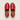 Womads Imperial Red Peep Toes- Etela Petite