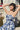 Petite Studio's Finch Cotton Dress in Blue Floral