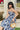Petite Studio's Finch Cotton Dress in Blue Floral
