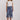 Petite Linen Elastic Waist Capri Side Keyhole With Tie Hem