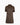 Convertible petite women’s dress - chocolate brown