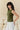 Petite Studio's Elyse Jersey Top in Moss Green